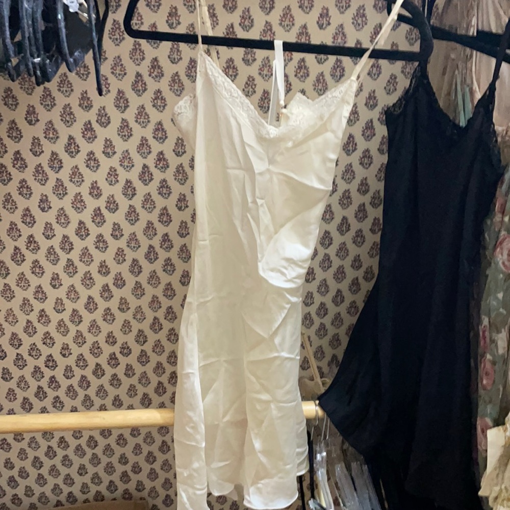 Jade by Johnny Was white Silk Slip NWT